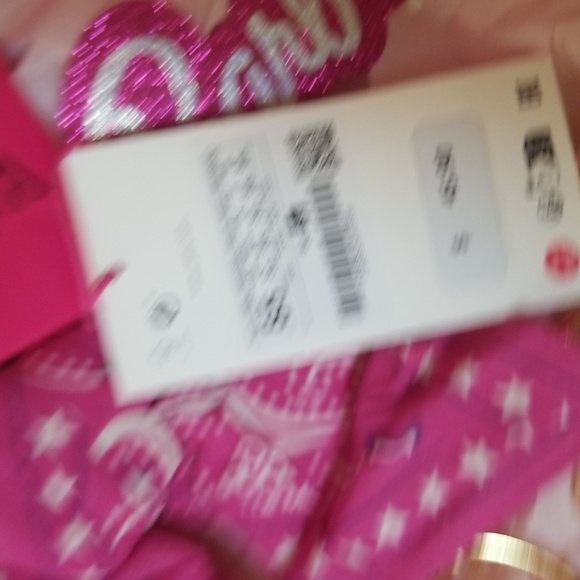Zara Barbie 4 pcs. NIB-bandana, shell necklace, beach/heart gold chain belt, pen - Picture 6 of 7